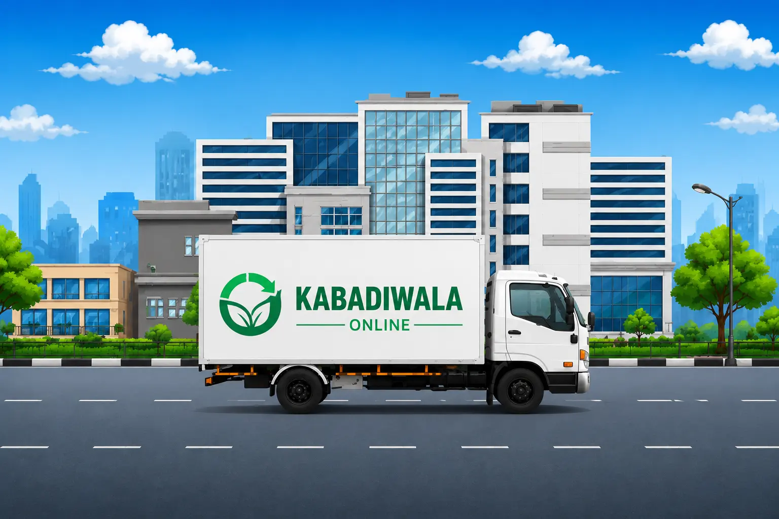 Kabadiwala Online scrap pickup vehicle